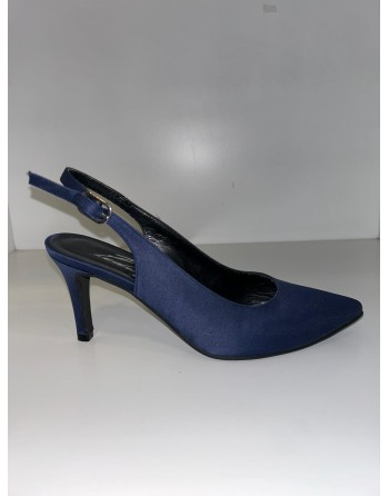 SCARPA DONNA IN RASO BLU...