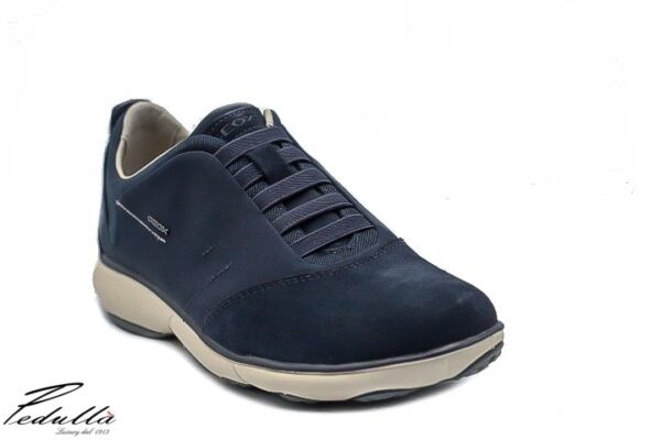 GEOX UOMO NEBULA B-COTTON + SUEDE BLU U52D7B0ZB22C4002