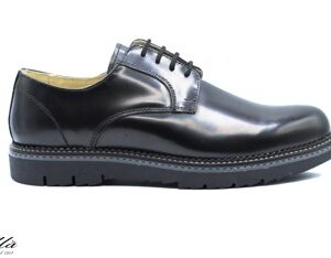 SCARPA UOMO ARTIGIANALE NERO SUPER NERO ART. 452