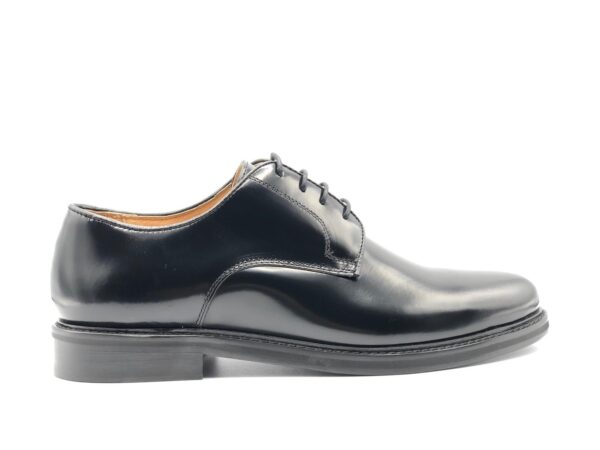 SCARPA UOMO DERBY PELLE NERO, SUOLA CON DOPPIO CUOIO (sapio) 901A