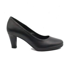 SCARPA DONNA PEDULLA' DÉCOLLETÉ 098 TPU VITELLO NERO, CUSCINETTO COMFORT, TACCO 6 cm PLATEAU FLEX 1 cm