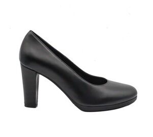 SCARPA DONNA PEDULLA' DÉCOLLETÉ 098 TPU VITELLO NERO TACCO 8 cm PLATEAU FLEX 1 cm