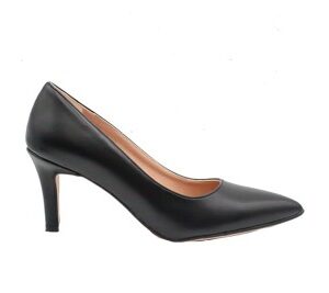 SCARPA DONNA DÉCOLLETÉ PREGUNTA 4201 PELLE NERO TACCO 7 cm