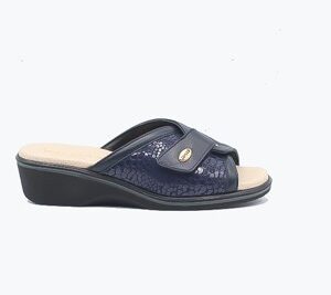 CIABATTA COMFORT DONNA SUSIMODA 1016/14 NAPPA/STRETCH BLU/BLU