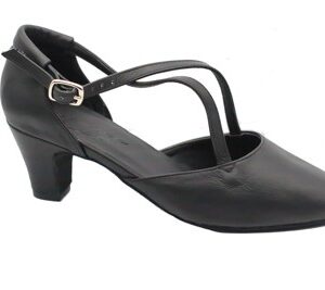 SCARPA DONNA DA BALLO MOD CUCCARINI BY PEDULLA' ART. BROADWAY MOD. CUCCARINI NERO TACCO 5 CM