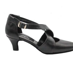 SCARPA DONNA DA BALLO PEDULLA' ART. 75 MOD. CUCCARINI NERO TACCO 5 CM