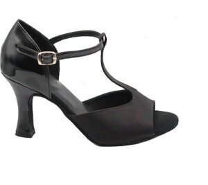 SCARPA DONNA DA BALLO PEDULLA' ART. AURORA RASO VERNICE NERO TACCO 7,5 CM