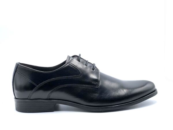 SCARPA DERBY UOMO PEDULLA' LUXURY PELLE ART.3186B ARCADIA GALAXY NERO, FONDO IN CUOIO