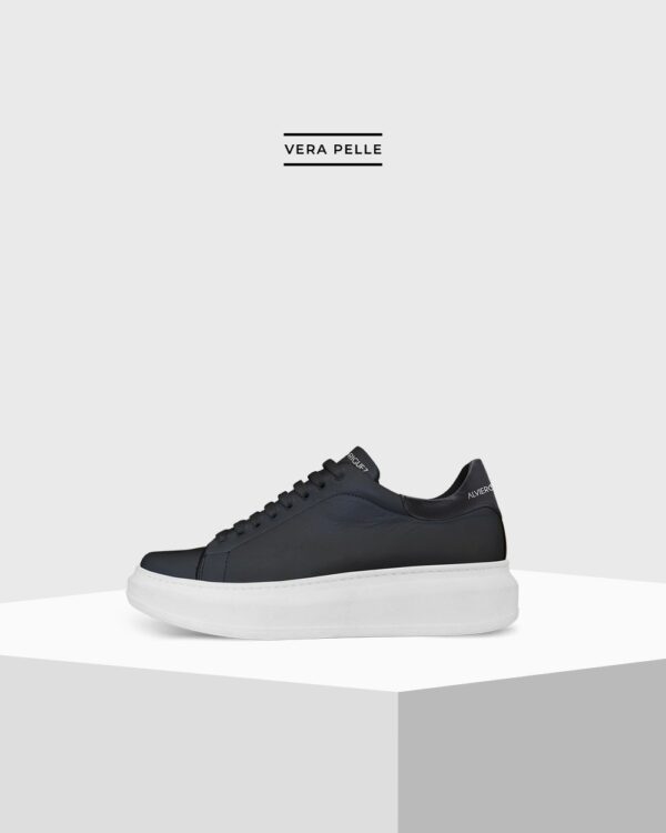 SNEAKERS ALVIERO RODRIGUEZ WALK ON BASIC BIANCO - NERO