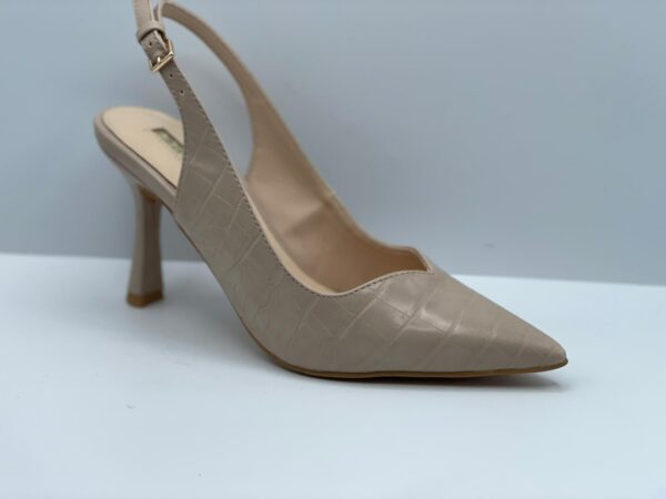 SCARPA DONNA PREGUNTA ART.CCD6006 001 NUDE - NERO TACCO 8CM