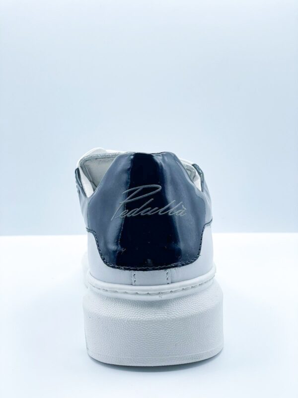 SNEAKERS UOMO by PEDULLA' ART.300 bianco/vernice blu