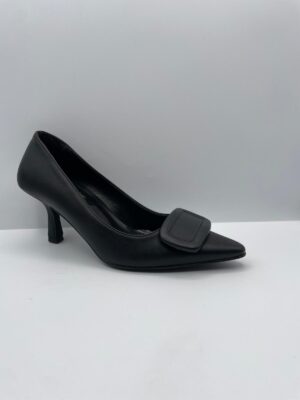 SCARPA DONNA PEDULLA' TORTORA - NERO ART. 396017 TACCO 7CM