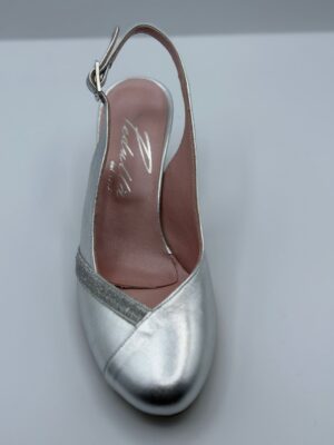 SCARPA DONNA PEDULLA' ARGENTO E PLATINO T.50 art. 804