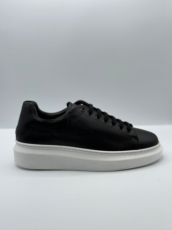 SNEAKERS PEDULLA' UOMO CON SCRITTA REGGINA BIANCA-NERA art.300