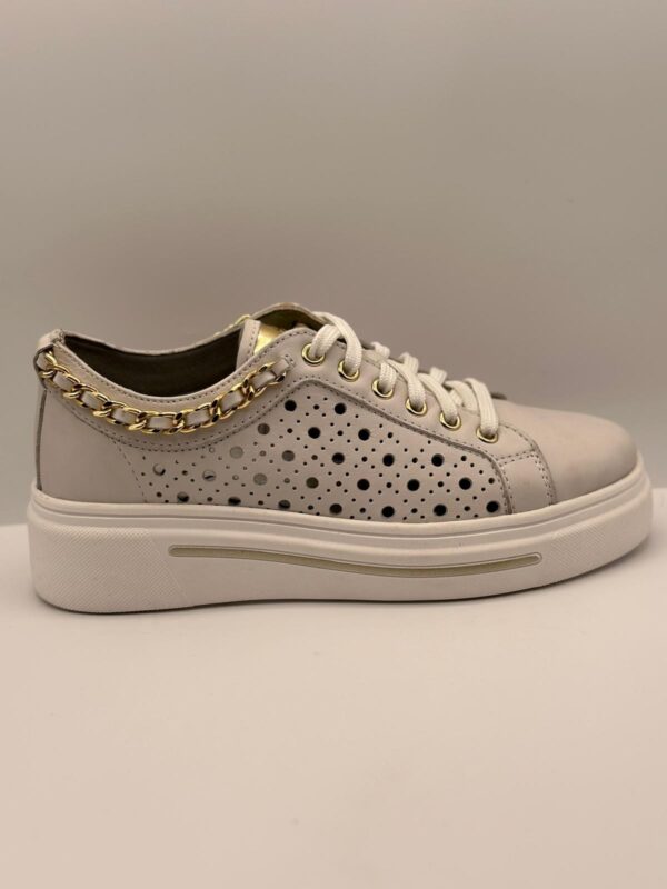 SNEAKERS BIANCA TRAFORATA CINZIA SOFT art.IV1021472 003